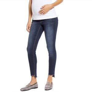 1822 Denim Step Hem Maternity Skinny Jeans